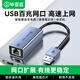 畢亞茲 USB轉網(wǎng)口RJ45網(wǎng)線(xiàn)轉換器金屬款 百兆有線(xiàn)網(wǎng)卡網(wǎng)線(xiàn)轉接頭蘋(píng)果Mac華為筆記本電腦小米外接外置塢
