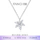 Fanci范琦楓葉項鏈女銀鎖骨鏈生日輕奢高級感情人節禮物送女友送老婆
