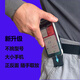 新款掛腰手機背夾三合一支架粘貼腰夾簡約防摔戶外通用皮帶卡扣手機支架 黑色新通用手機背夾