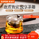 蘇泊爾（SUPOR）側把茶壺家用玻璃泡茶壺單壺電陶爐專(zhuān)用燒水煮茶壺功夫茶具 【加厚耐高溫】側把壺 700ml