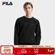 FILA 斐樂(lè )官方男子套頭衛衣2025冬時(shí)尚簡(jiǎn)約基礎針織長(cháng)袖上衣