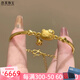 悠萊黃金Kitty貓鈴鐺手鐲鏈女999足金KT貓手鐲3D硬金小紅書(shū)同款送女友 KT貓鈴鐺手鐲 約5.4g