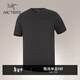 ARC'TERYX始祖鳥(niǎo) KADEM CREW SS 透氣 男子 速干短袖T恤 Black Heather/黑灰色 M