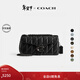 蔻馳（COACH）【禮物】【明星同款】女士菱格紋絎縫TABBY 26號斜挎單肩手提女包 V5/黑色