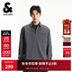 杰克·瓊斯（JACK&JONES）男裝士襯衫時(shí)尚百搭出街簡(jiǎn)約純色翻領(lǐng)寬松休閑長(cháng)袖上衣225305023 鐵灰色Gray Pinstripe 常規 S