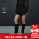 艾諾絲雅詩(shī)【商場(chǎng)同款】2025冬季新款通勤摩登高腰A字短褲休閑褲女41023022 黑色 XL