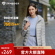 坦博爾小個(gè)子羽絨服女連帽輕薄舒適短款修身輕便冬季外套TBF310218D 珍珠月灰 L (170)