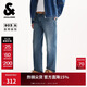 杰克·瓊斯（JACK&JONES） 男裝牛仔褲時(shí)尚百搭出街簡(jiǎn)約休閑經(jīng)典直筒貓須水洗褲子225332102