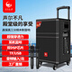 山水人家用大功率戶(hù)外音響 廣場(chǎng)舞移動(dòng)拉桿音箱 三分頻重低音K歌舞臺表演雙話(huà)筒無(wú)線(xiàn)藍牙 教學(xué)擴音器 【型號：1592C】15寸旗艦版+2充電話(huà)筒