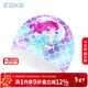 洲克ZOKE兒童泳帽女童硅膠防水護耳卡通動(dòng)漫舒適不勒頭粉紅621503238