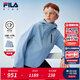 斐樂(lè )FILA【斐護科技】?jì)和馓變杉啄型?025年冬中大童加絨上衣 新時(shí)風(fēng)淺藍-BU 165