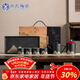 蘇氏陶瓷新年禮物手繪彩畫(huà)茶具配干泡盤(pán)直筒壺茶葉罐7件茶杯功夫茶具