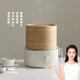 olayks立時(shí)【品牌直營(yíng)】竹籠電蒸鍋 竹木蒸籠蒸鍋 家用小型早餐機電蒸鍋竹籠多功能鍋 竹蒸籠蒸鍋 送食譜 2.8L 【純手工編制】?jì)蓪?8cm寬竹籠