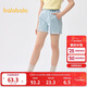 巴拉巴拉童裝兒童短褲女童2025夏裝牛仔休閑中大童褲子208225110002