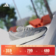 adidas「流光跑鞋」LIGHTBLAZE超輕緩震防滑休閑跑鞋男女阿迪達斯   淺灰/灰/亮金屬鐵灰   42