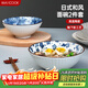 美廚（MAXCOOK）陶瓷碗日式碗 8英寸陶瓷碗家用湯碗面碗飯碗套裝 2只裝MCTC9397