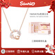 正港（ZGO）x三麗鷗hellokitty純銀項鏈女款生日禮物女生新年禮物送女友 3223