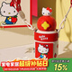 杯具熊（BEDDYBEAR）星辰雙飲兒童保溫杯帶吸管水杯316鋼大容量保溫壺600ML可愛(ài)kitty