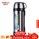 SIMELO施美樂(lè )旅行車(chē)載保溫壺不銹鋼戶(hù)外便攜大容量保溫水壺 本色 1.5L