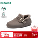 熱風(fēng)（Hotwind）【商場(chǎng)同款】加絨勃肯鞋女鞋冬季新款復古毛毛鞋棉鞋一腳蹬懶人鞋 09灰色 37