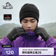伯希和（Pelliot）戶(hù)外防風(fēng)登山帽子冬季男抓絨防寒面罩保暖圍脖女冷帽黑105434005