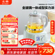 北鼎（Buydeem）養生壺全玻璃燒水壺自營(yíng)多功能燉煮壺煮茶壺一體成型辦公室家用恒溫壺電熱水壺1.2L FK571淺杉綠