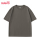 班尼路（Baleno）短袖t恤男夏季純棉寬松透氣親膚上衣休閑百搭重磅簡(jiǎn)約潮流半袖男