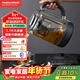 摩飛電器（Morphyrichards）養生壺 煮茶器煮茶壺智能升降電水壺燒水壺電熱水壺迷你玻璃花茶壺黑茶 1.7升 MR6088灰