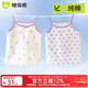 棉奇熊女童背心夏季純棉小吊帶兒童打底內穿無(wú)袖護肚上衣寶寶夏天吊帶衫 N28-1+N28-2-2件裝【薄款】 110