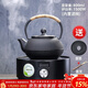 唐豐鐵壺鑄鐵泡茶燒水壺煮茶器電陶爐煮茶壺家用功夫茶具泡茶套裝 黑金剛電陶爐+黑丁鐵壺+壺墊壺叉