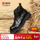 康奈（kangnai）馬丁靴男士青年防滑戶(hù)外工裝靴頭層牛皮單靴25年冬季新品 黑色 39