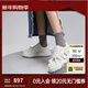 MIO【宋亞軒同款】米奧小白休閑鞋厚底板鞋運動(dòng)情侶溶解女鞋男老爹鞋 白色 （李昀銳丁程鑫同款） 36