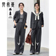 梵希蔓老錢(qián)風(fēng)灰色西裝套裝女新款休閑西服長(cháng)褲兩件套 高級灰   L   