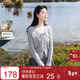 三彩大碼女裝2026春季新款荷葉領(lǐng)針織衫千金風(fēng)肌理感寬松胖MM