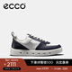 愛(ài)步（ECCO）男士休閑鞋 撞色板鞋防水男鞋牛皮 街頭720 520814 海洋藍/白色52081453326 40