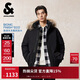 杰克·瓊斯（JACK&JONES） 【防潑水】男裝冬季羽絨服防風(fēng)可拆卸毛領(lǐng)連帽寬松外套225412030