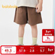 巴拉巴拉童裝寶寶褲子嬰兒褲子男童休閑褲兒童中褲2025夏短褲209225109201