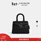 蔻馳（COACH）【新年禮物】奧萊女士女包SAMMY 21號頂部手柄手袋 V5/黑色