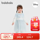 巴拉巴拉balaOne兒童連衣裙女2025冬針織網(wǎng)紗裙公主裙IP208425111004