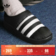 adidas「面包鞋」PUFFYLETTE經(jīng)典運動(dòng)棉鞋男女秋冬阿迪達斯三葉草   黑/白   40.5