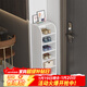 心有良家鞋柜門(mén)口簡(jiǎn)易多層鞋架大容量收鞋架入戶(hù)門(mén)鞋柜鞋架 X011七層白色