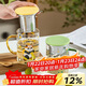 摩登主婦mototo熊貓泡茶杯家用玻璃杯子女新款2026水杯茶水分離杯-黃色