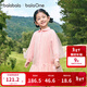 巴拉巴拉【balaOne】童裝兒童連衣裙女童2026新款春裝襯衫網(wǎng)紗裙短裙 芭蕾粉00366 150