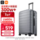 米家小米行李箱28英寸拉桿箱大容量旅行箱PC托運密碼箱男女皮箱子灰色