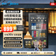 美的（Midea）95升家用客廳辦公室冷藏柜冰吧立式玻璃門(mén)茶葉飲料水果蔬菜保鮮柜囤貨小型冰箱JC-98GM(E)  JC-98GM(E)可嵌入式安裝
