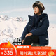 彪馬 新款兒童冬季羽絨服兩件套外套 深藍80802 140 