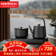 金灶（KAMJOVE）順泉自動(dòng)上水電熱水壺 茶臺茶具燒水壺提梁壺 0.8L電茶爐316不銹鋼恒溫茶藝壺T8