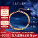 IL&CO尤珂「花彩綾」天然彩寶石手鏈女銀碧璽手串新年本命年禮物送女友 【聚財納?！?克拉多色寶石手鏈