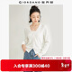 佐丹奴（Giordano）針織開(kāi)衫女小外套 純棉V領(lǐng)小衫女 外搭純色女外衣05350649