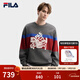 FILA馬上起飛斐樂(lè )情侶款新年紅色套頭衛衣2026春季新款寬松純棉上衣 甲馬花灰-LM L 175/96A/L